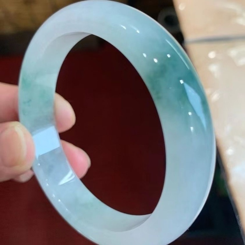 Bracelets - Myanmar Jadeite Bracelet for , Ice