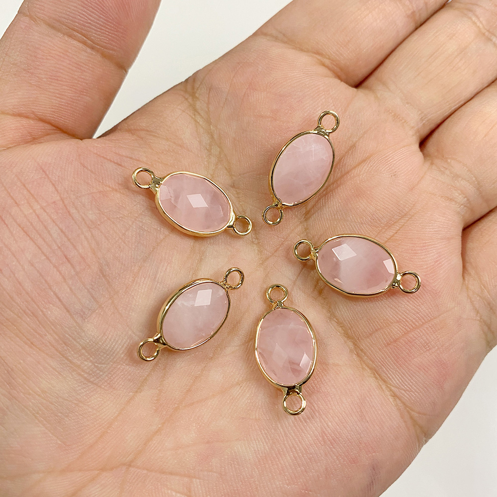3Pcs Faceted Natural Stone Pen - Crystal Pendant Necklace Natural Stone recension och pris