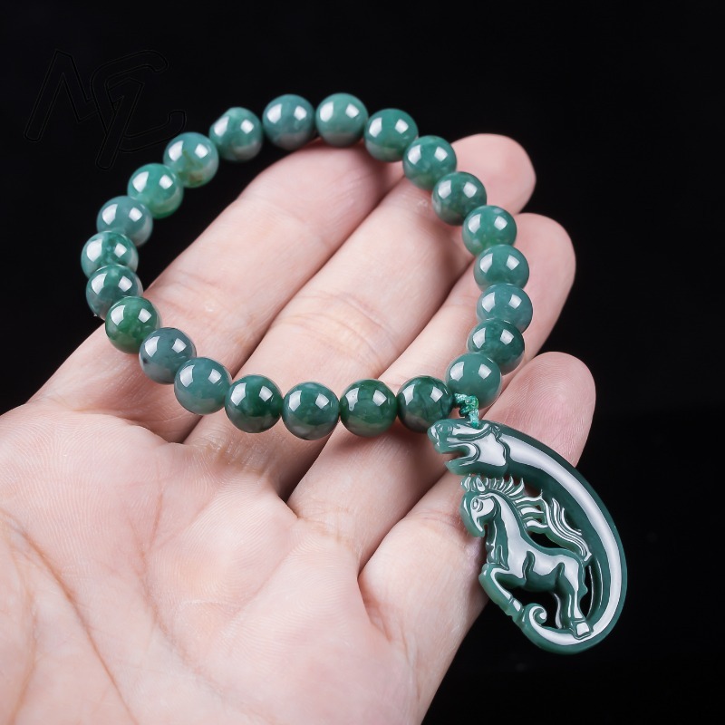 Natural Jadeite Blue Water Zod - Bracelets recension och pris