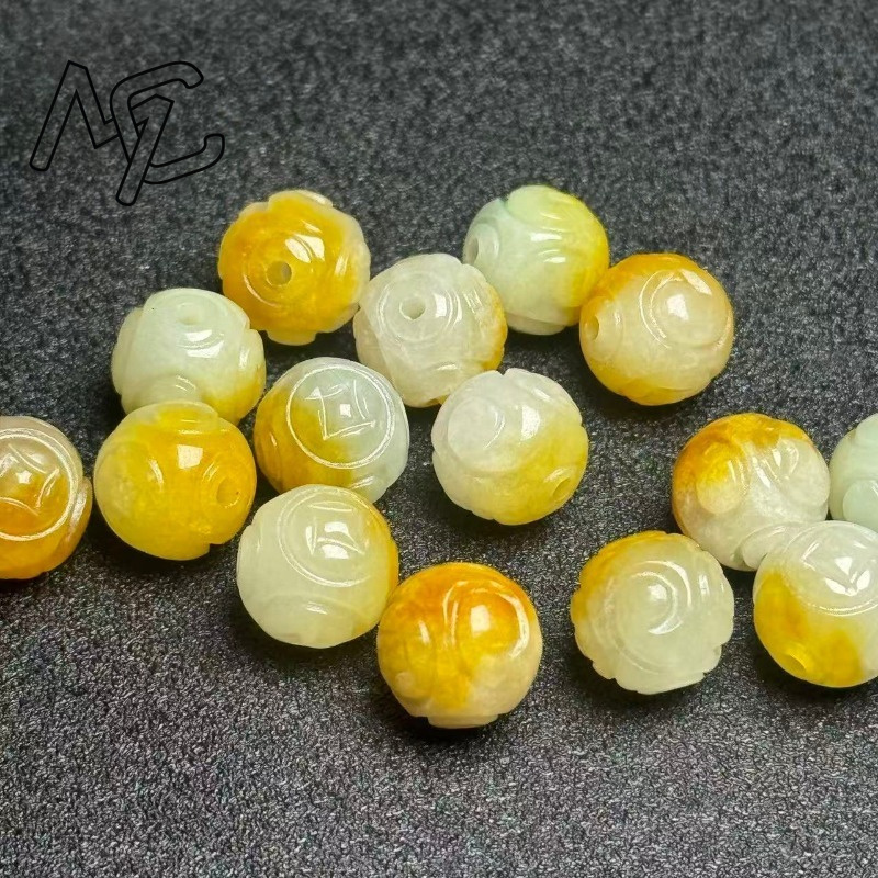 5pcs Natural Yellow Emerald Ja - Bracelets recension och pris