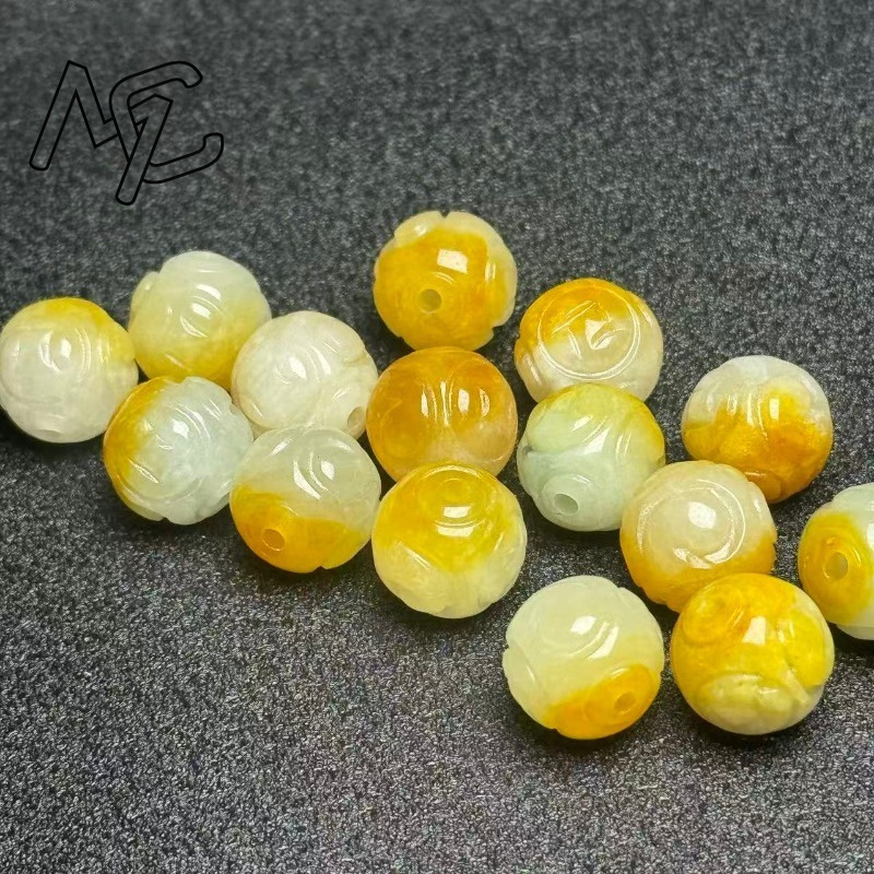5pcs Natural Yellow Emerald Ja - Bracelets recension och pris