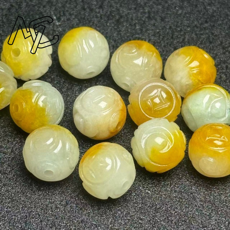 5pcs Natural Yellow Emerald Ja - Bracelets recension och pris