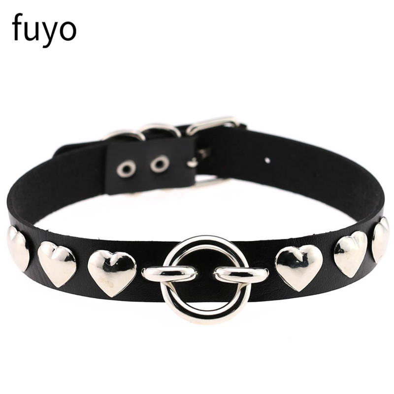 Punk Bells Black Spike Choker  - Goth Punk Spike Choker recension och pris