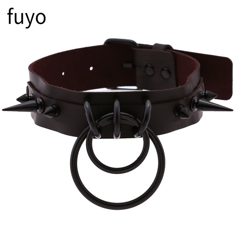 Punk Bells Black Spike Choker  - Goth Punk Spike Choker recension och pris