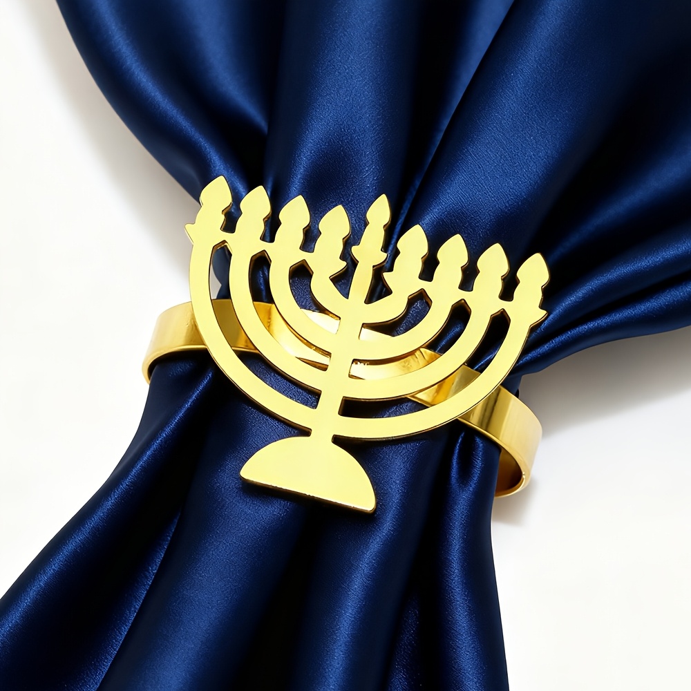 6Pcs Hanukkah Menorah Napkin R - Rings recension och pris