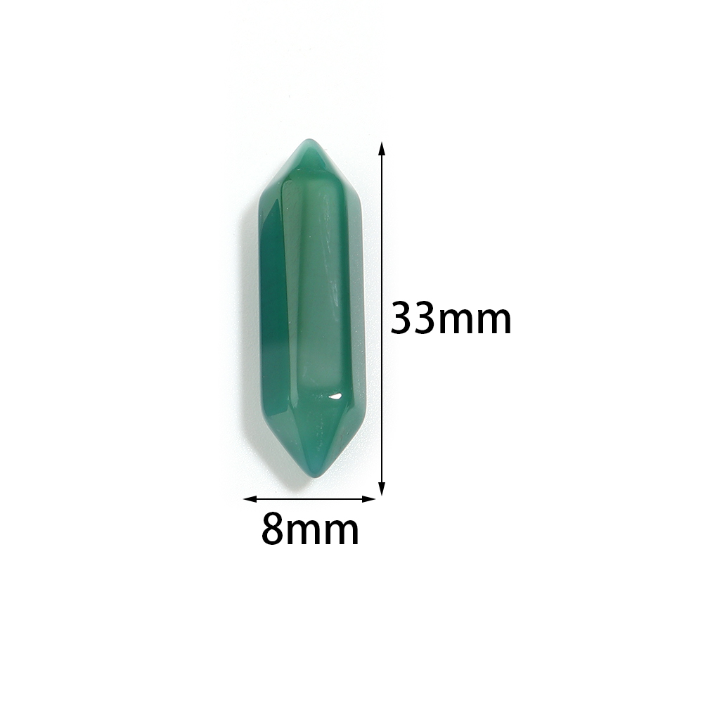 5PC Natural Gem Stone Quartz C - Crystal Pendant Necklace Natural Stone recension och pris