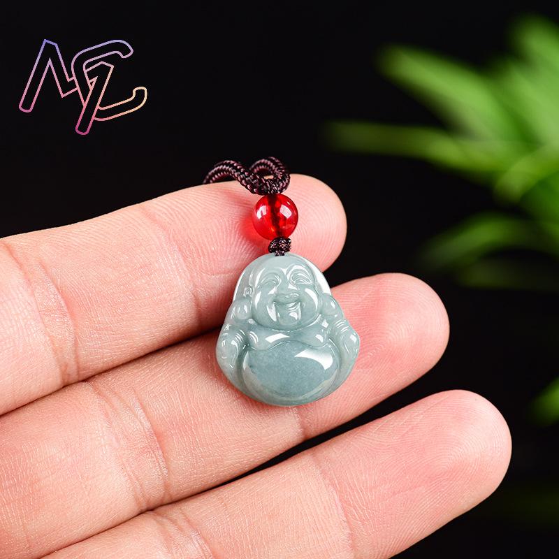 Myanmar Jadeite Guanyin Buddha - Necklaces recension och pris