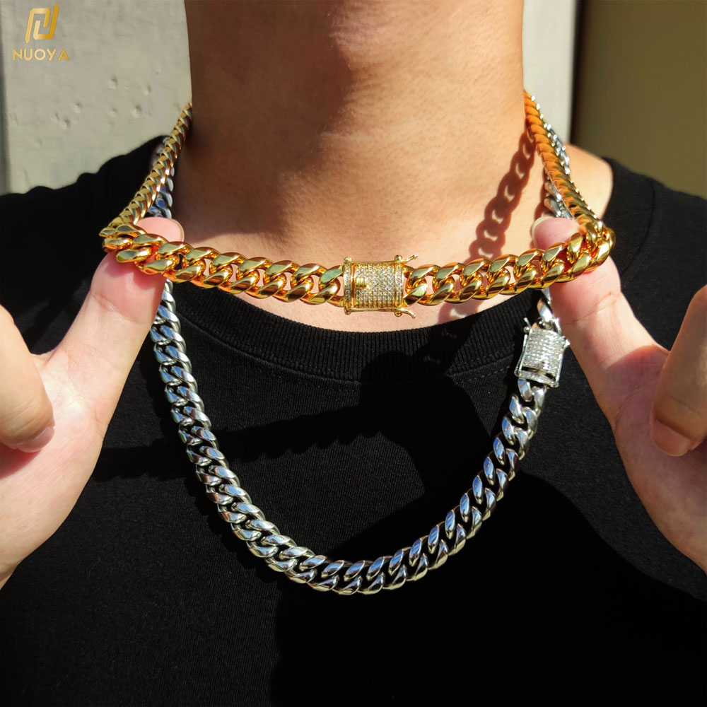 6-12mm Hip Hop Cuban Chain Ice - Cuban Link Chain 12Mm recension och pris