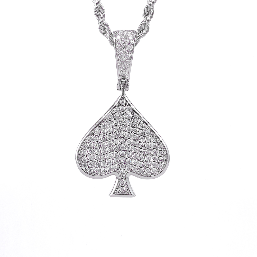 ESKEEm Iced Out VVS Moissanite - 925 Sterling Silver Chain Necklace Men recension och pris