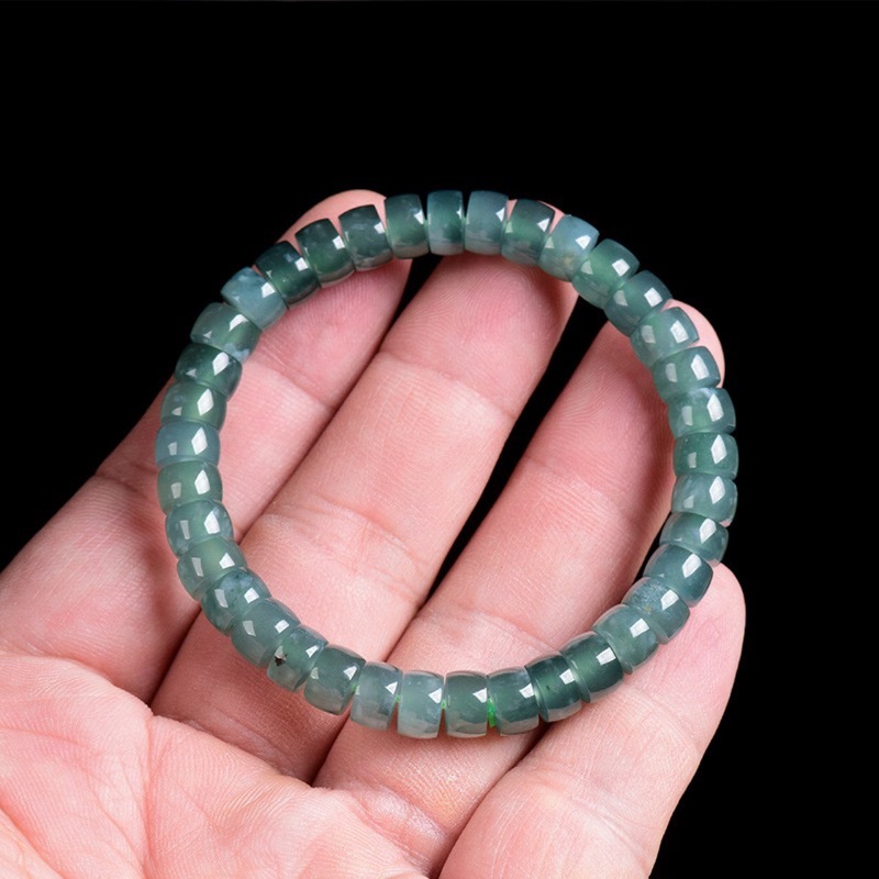 Natural Grade A Jadeite Blue W - Bracelets recension och pris