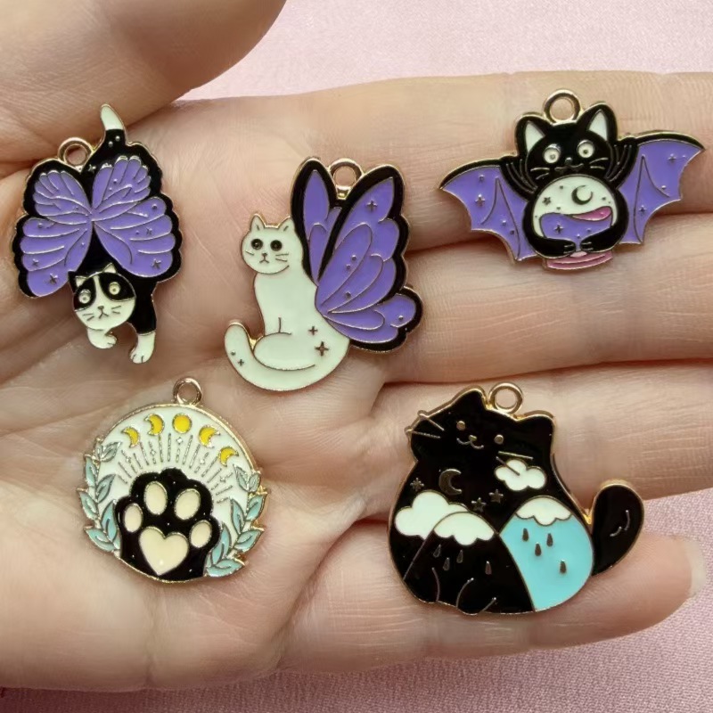 10pcs Butterfly Cat Love Korea - Earrings recension och pris
