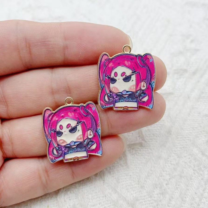10pcs Cartoon Anime Pendant Oi - Earrings recension och pris