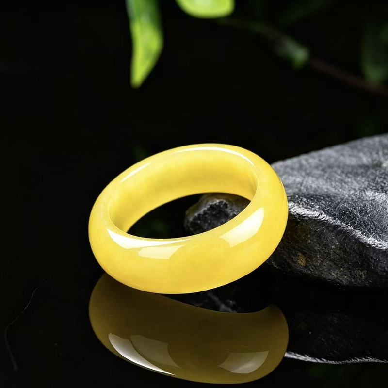 Genuine A-grade jadeite ring w - Rings recension och pris