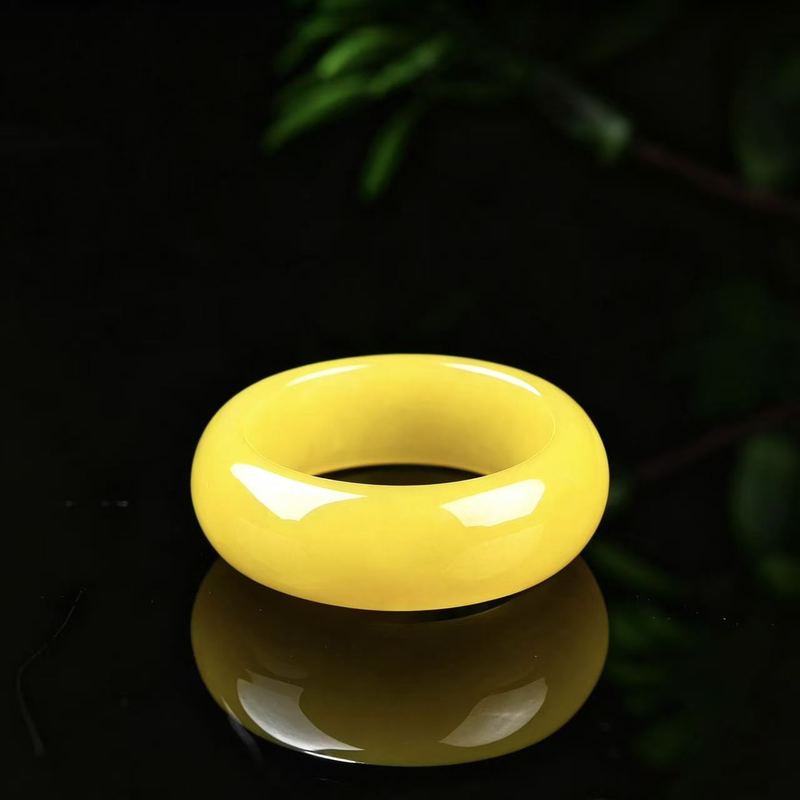 Genuine A-grade jadeite ring w - Rings recension och pris