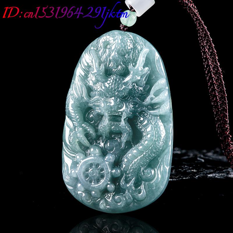 Burmese Jadeite Dragon Pendant - Necklaces recension och pris