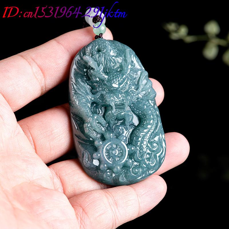 Burmese Jadeite Dragon Pendant - Necklaces recension och pris