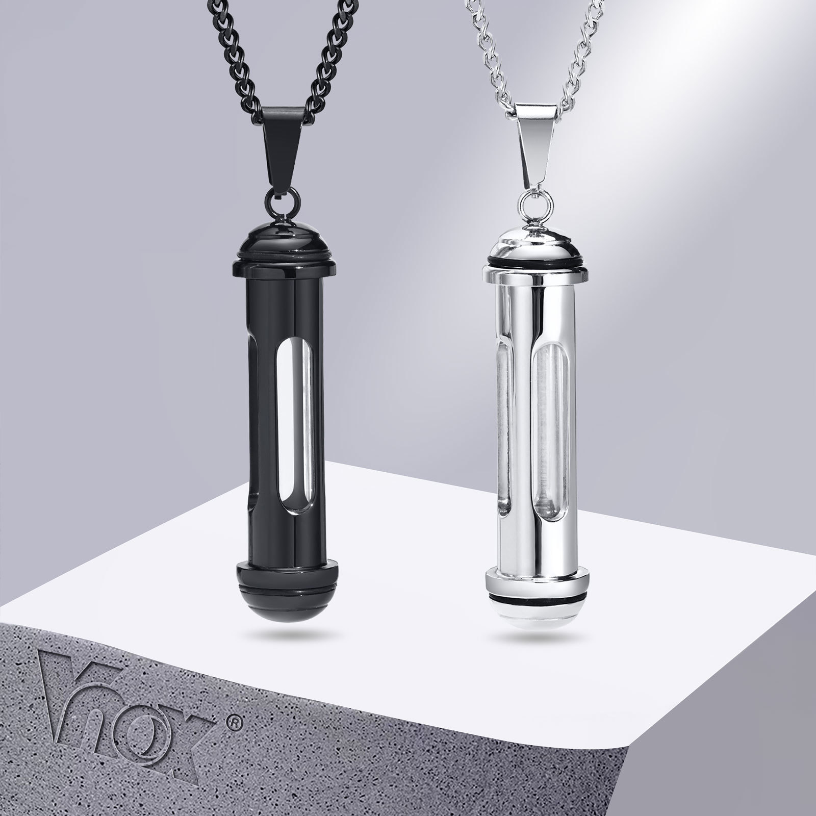 Vnox Men's Stainless Steel Nec - Cuban Link Chain 12Mm recension och pris
