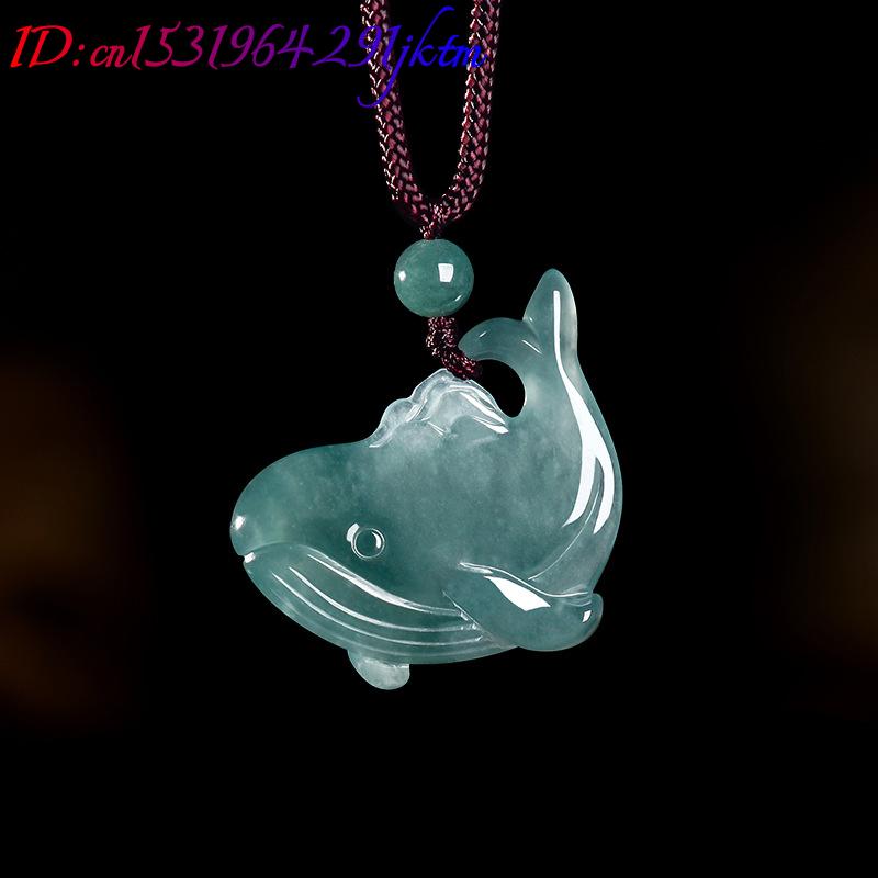 Natural Burmese Jadeite Whale  - Necklaces recension och pris