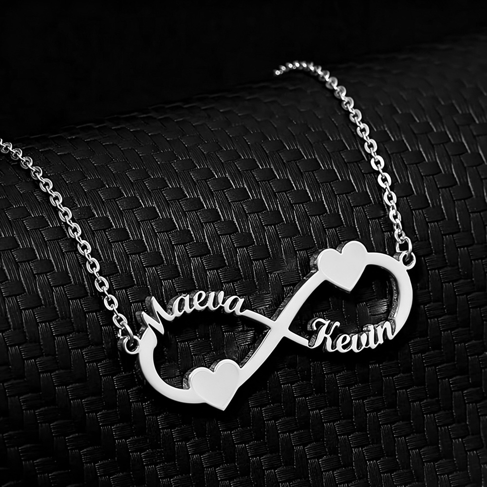 Custom Name Necklace Infinity  - Custom Name Necklace Stainless Steel recension och pris
