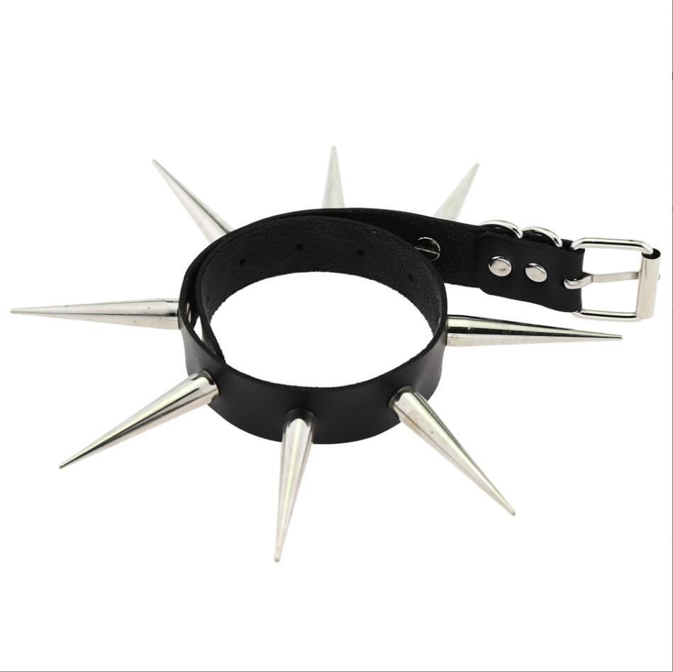 Emo Spike Choker Punk Collar F - Goth Punk Spike Choker recension och pris