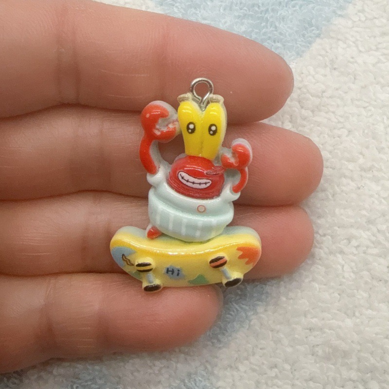 10pcs cartoon resin pendant, D - Earrings recension och pris