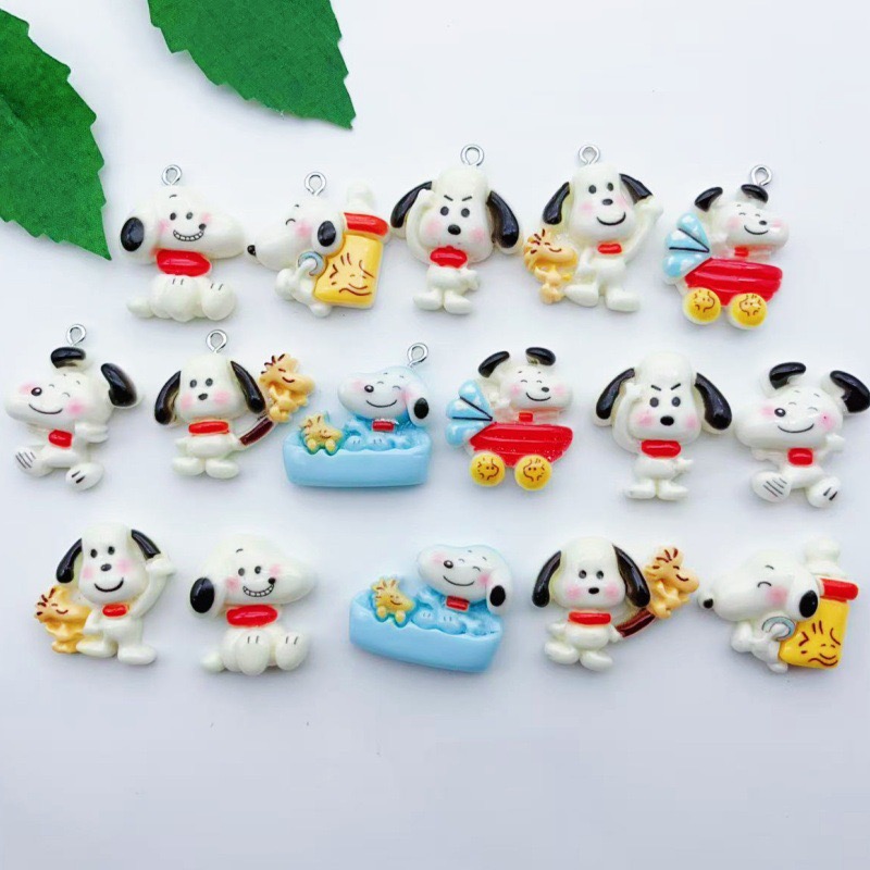 12pcs resin cartoon dog pendan - Earrings recension och pris