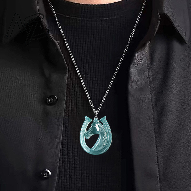 S925 Silver Natural Blue Water - Necklaces recension och pris