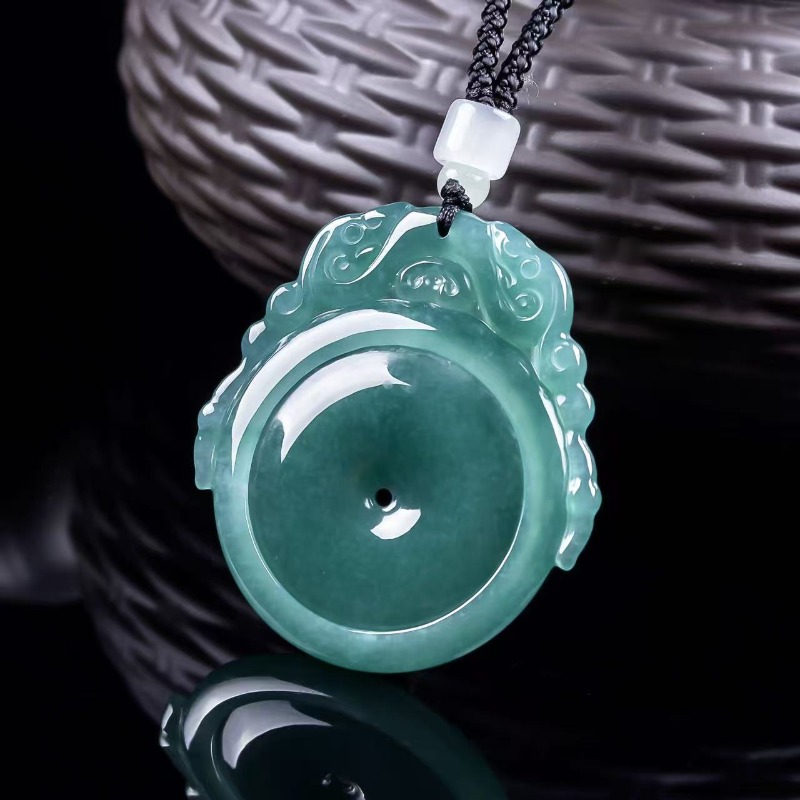 Natural Real Emerald Blue Wate - Necklaces recension och pris