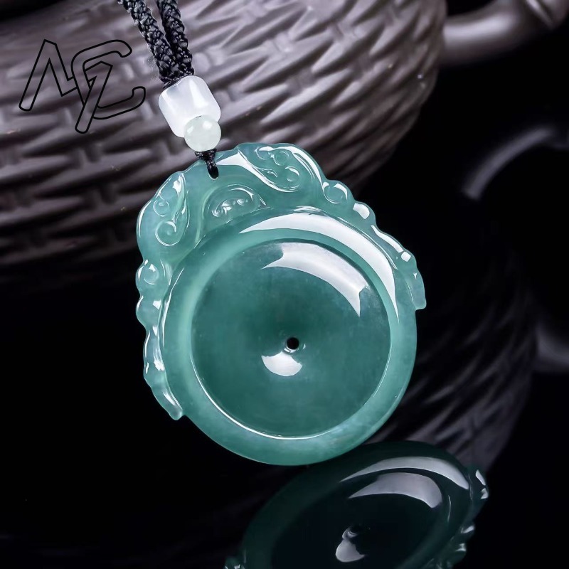 Natural Real Emerald Blue Wate - Necklaces recension och pris