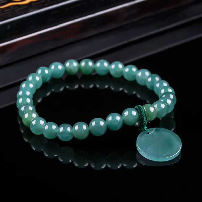 Natural Jadeite Blue Water Not - Bracelets recension och pris