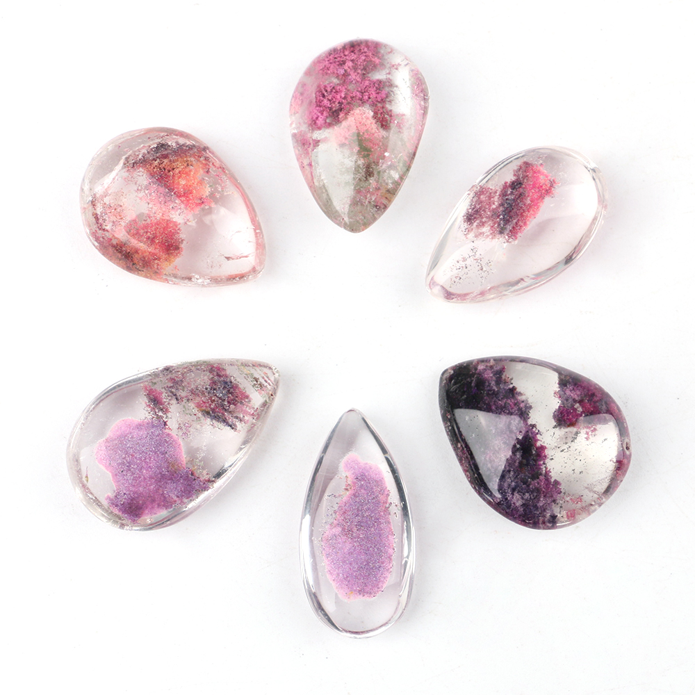 Ghost Phantom Crystal Purple Q - Crystal Pendant Necklace Natural Stone recension och pris