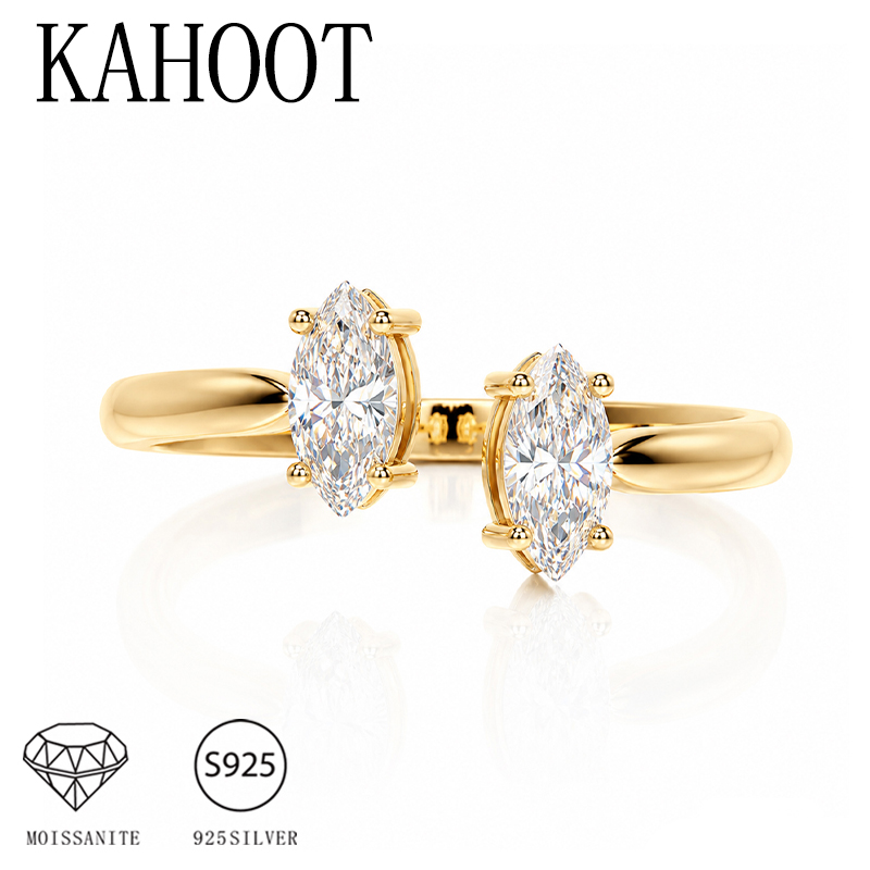 A 1-Carat 925 Sterling Silver  - Moissanite Engagement Ring 1 Carat recension och pris