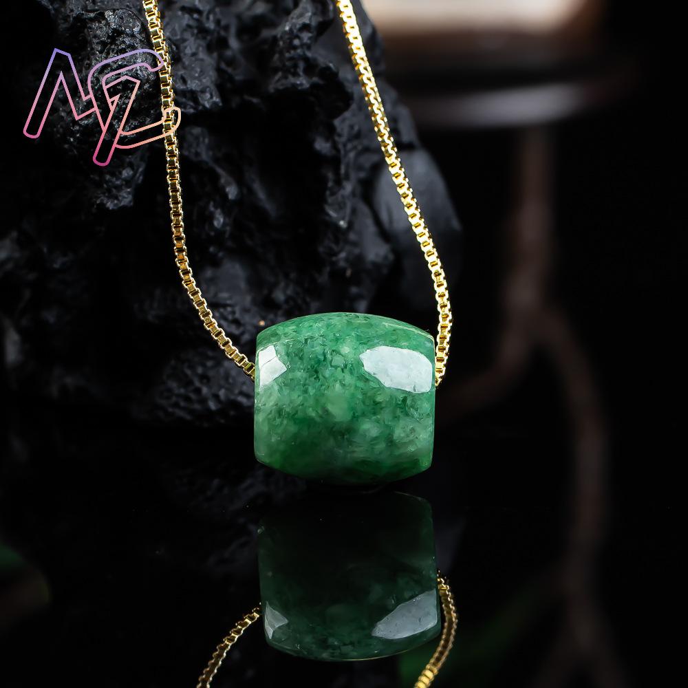 Natural Real Jade Bead Pendant - Necklaces recension och pris