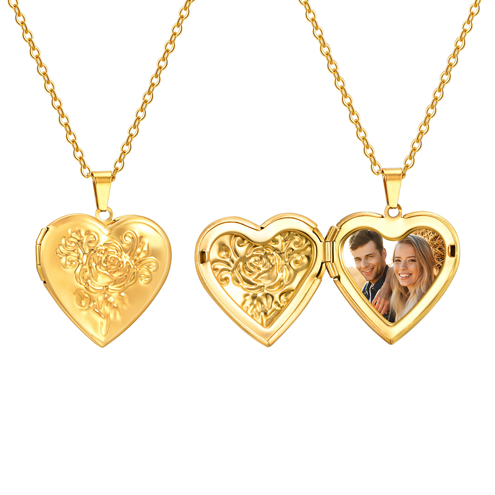 Women's Personalized Heart Pen - Custom Name Necklace Stainless Steel recension och pris