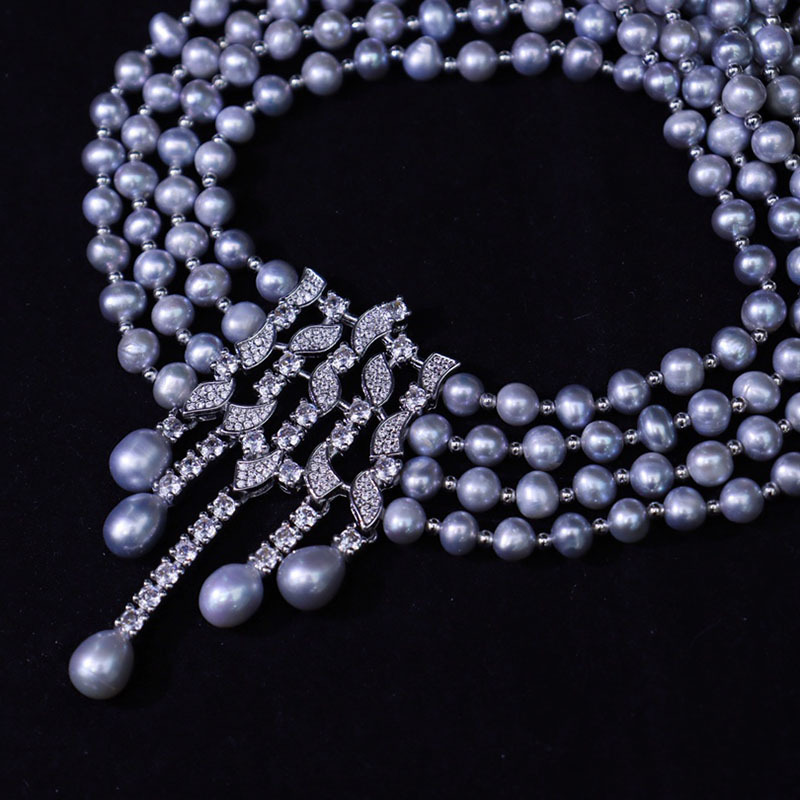 Freshwater Pearl Necklace, Vin - Pearl Choker Necklace Vintage recension och pris
