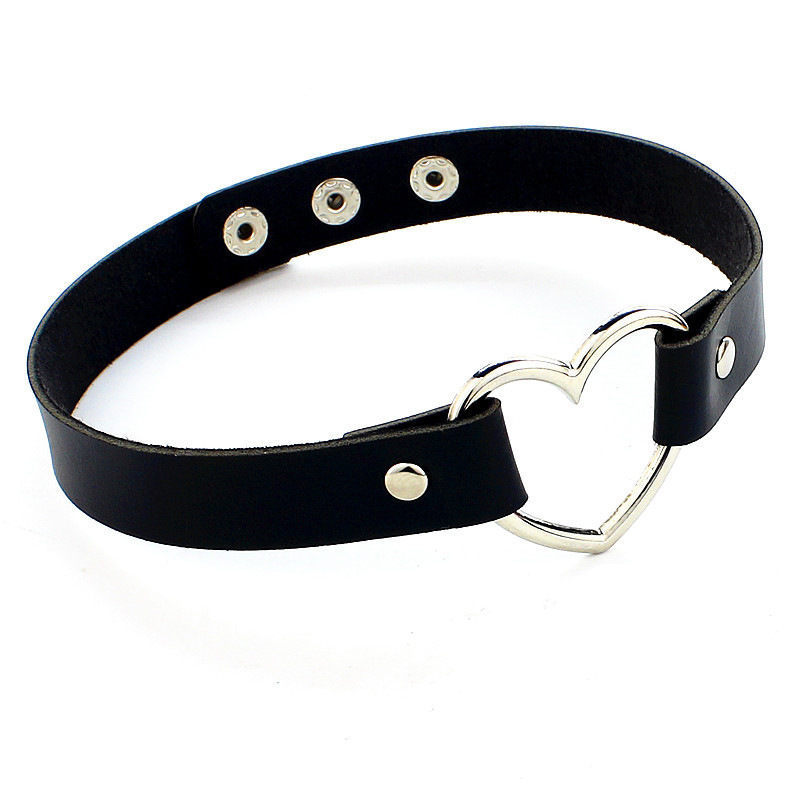 Sexy Spike Punk Collar Leather - Goth Punk Spike Choker recension och pris