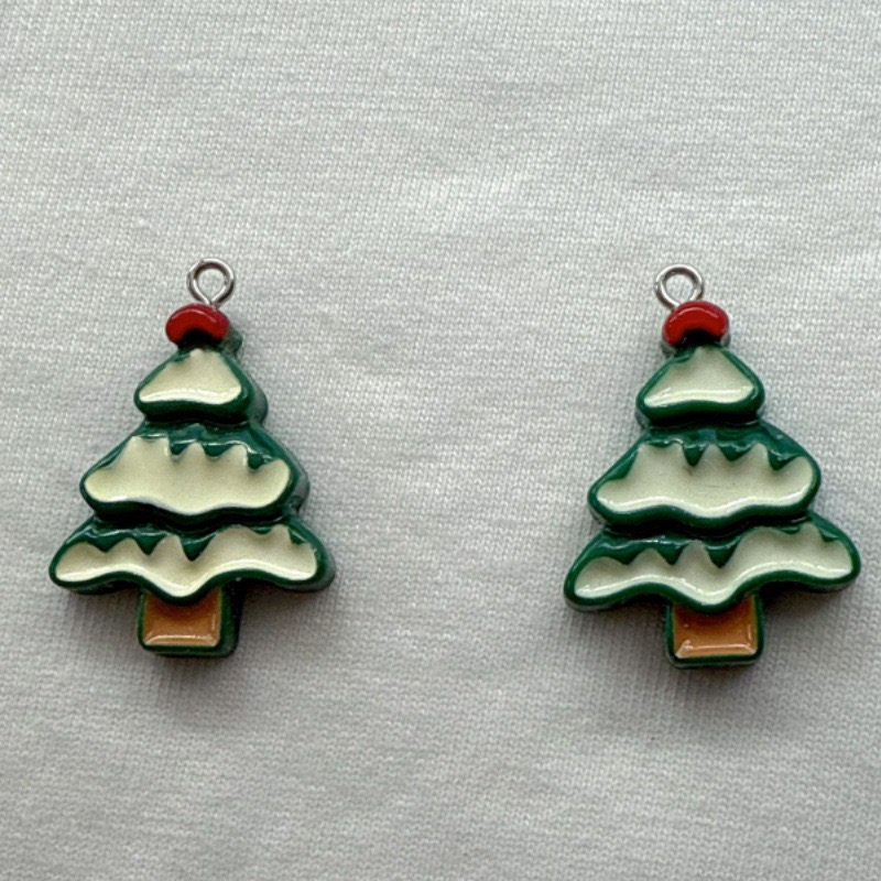 10pcs Christmas Cartoon Series - Earrings recension och pris
