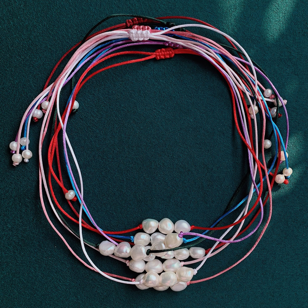9-10mm Baroque Pearl Charm Nec - Pearl Choker Necklace Vintage recension och pris