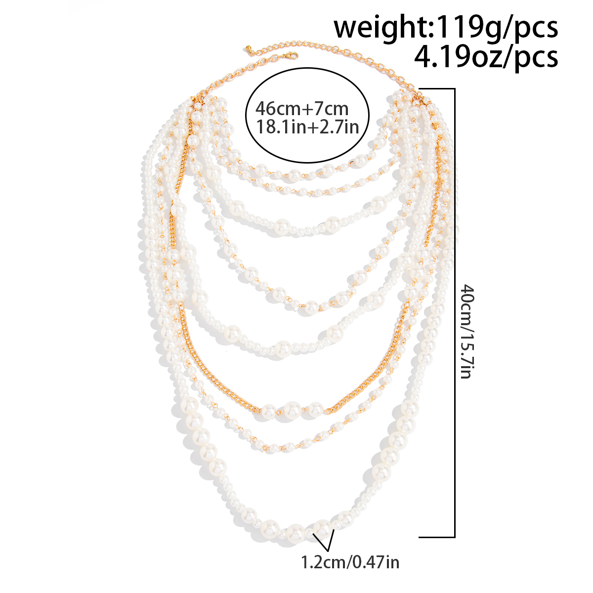 Ingemark Elegant Boho Imitatio - Pearl Choker Necklace Vintage recension och pris