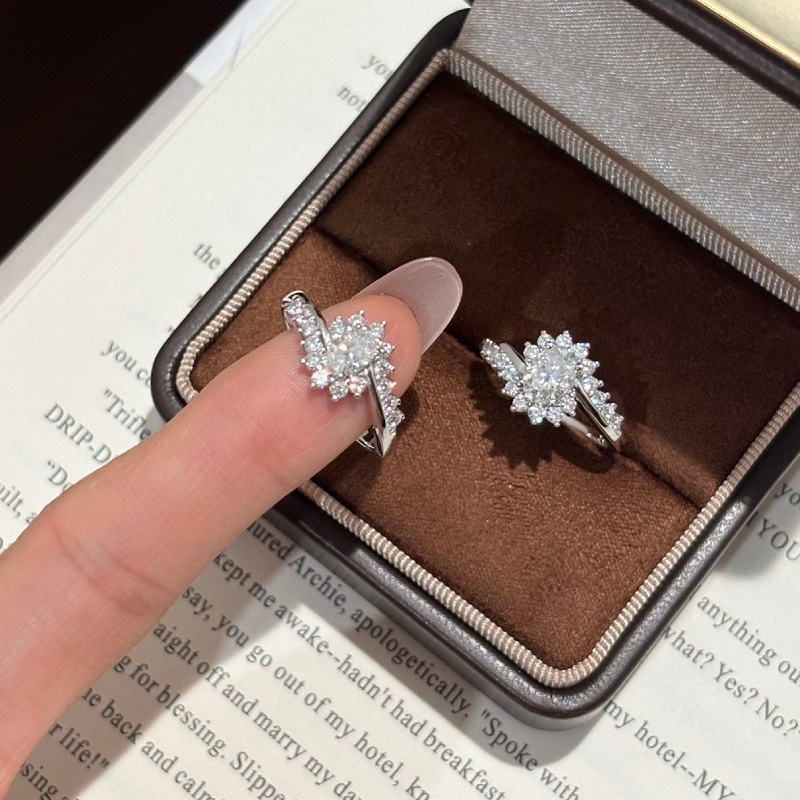 Apaison Luxury 0.5ct&1 Carat M - Moissanite Engagement Ring 1 Carat recension och pris