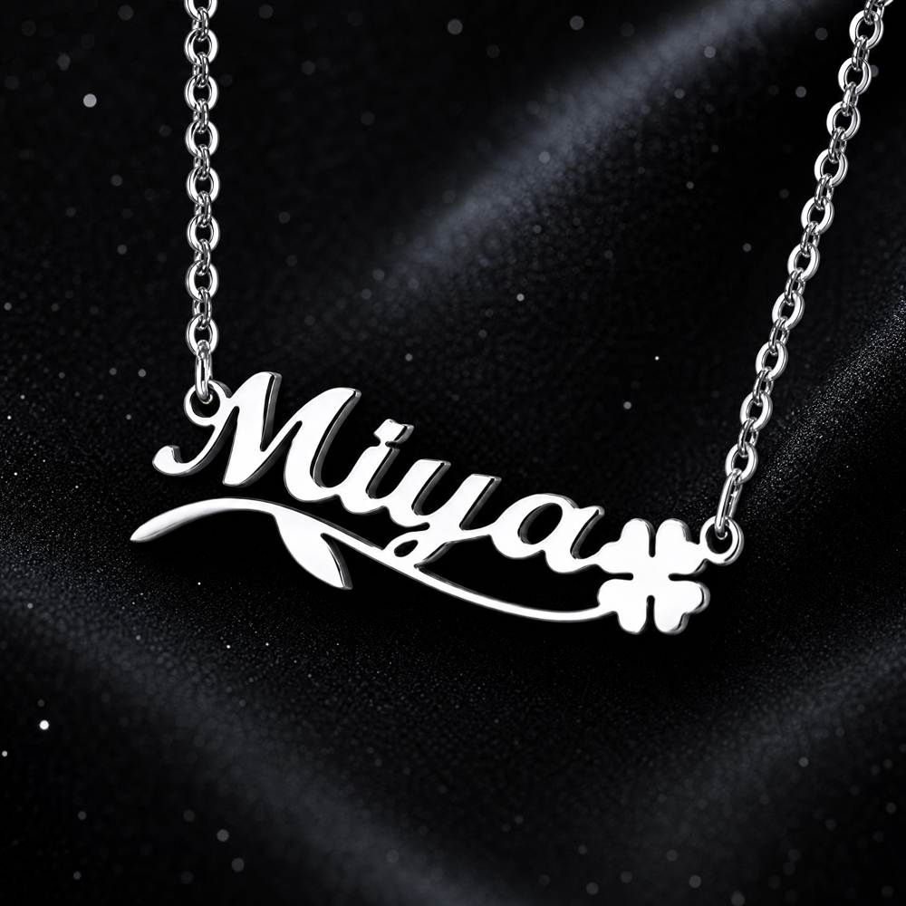 Custom Butterfly Name Necklace - Custom Name Necklace Stainless Steel recension och pris