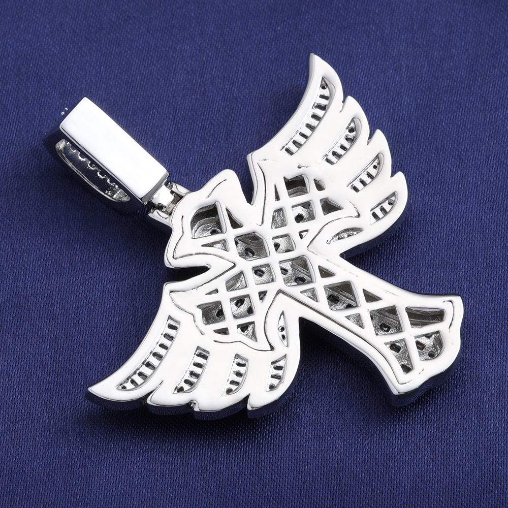 Hip Hop Full Diamond 18k gold  - Cross Pendant Necklace Gold recension och pris